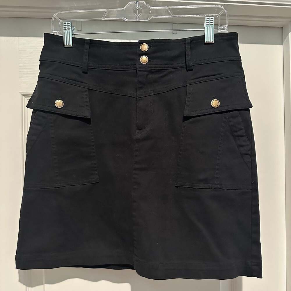 Karl Lagerfeld Paris Double Pocket Mini Skirt